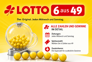 Lotto 6 aus 49: Ziehung vom Samstag, 06.06.2026 – Alle Zahlen und Gewinne im Detail