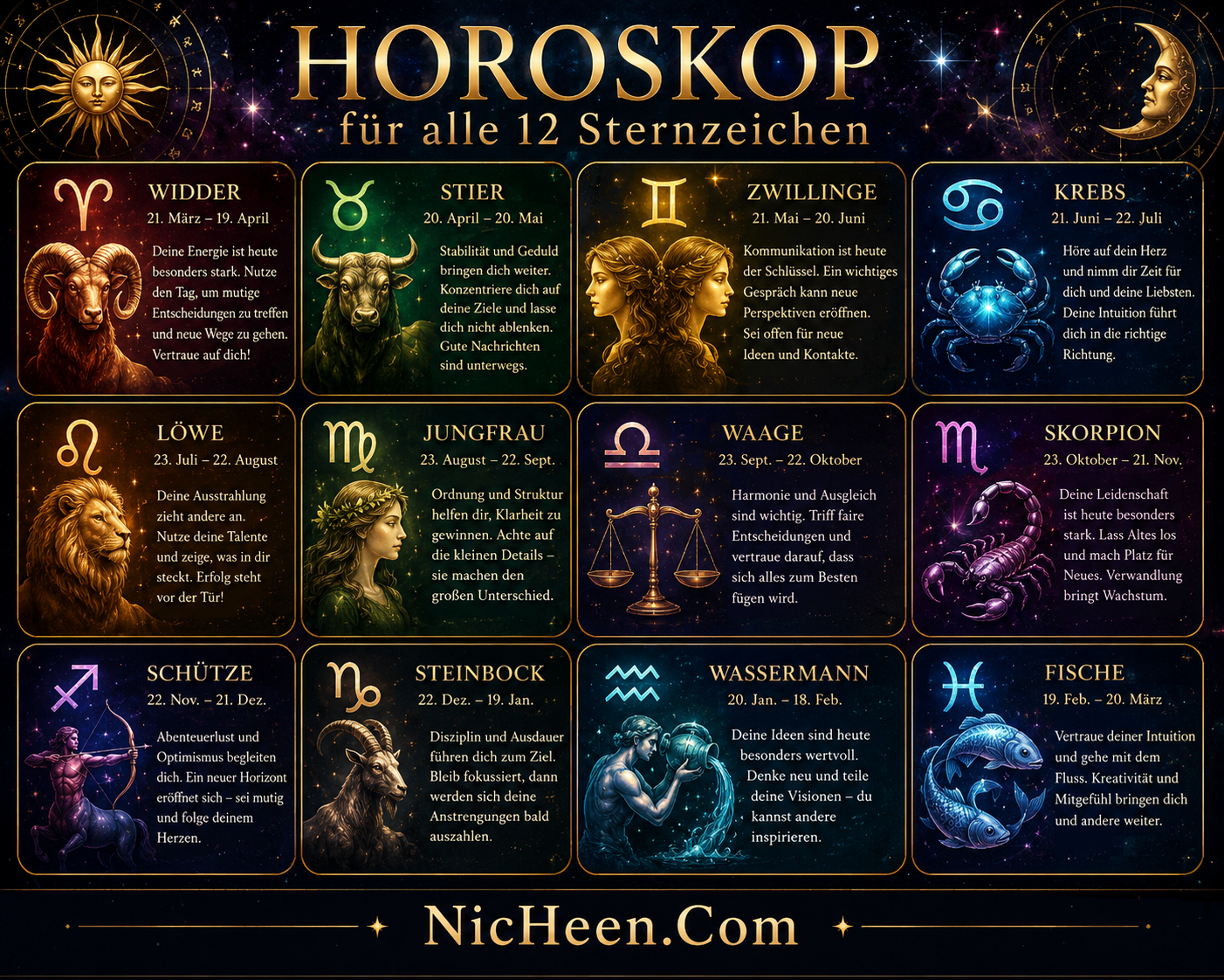 Horoskop für alle 12 Sternzeichen, 26. Juni 2026: Was halten die Sterne heute für dich bereit?