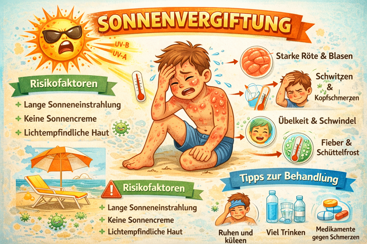Was ist Sonnenvergiftung?