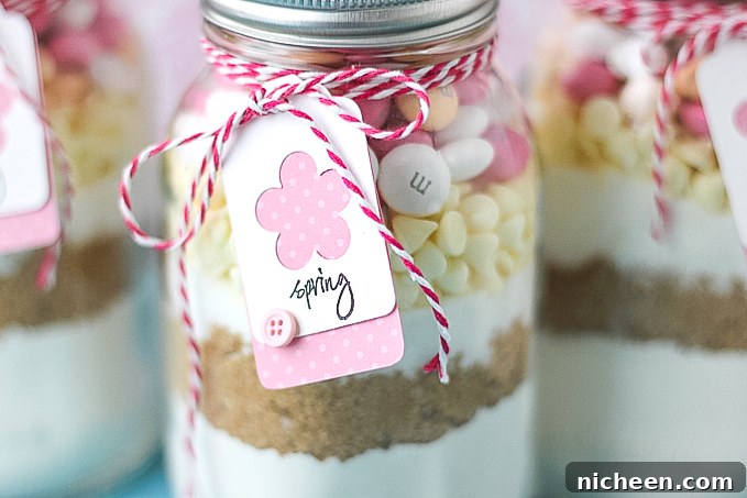 Printable Easter Cookies in a Jar Labels and Recipe Tags