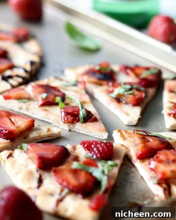 Strawberry Balsamic Flatbread Recipe