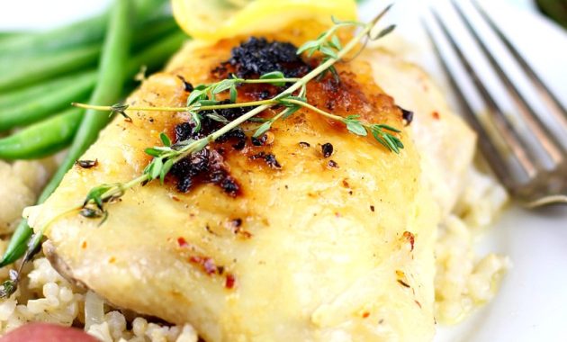 Oven-Baked Lemon Chicken Recipe: Crispy, Tender 1 featured 276963