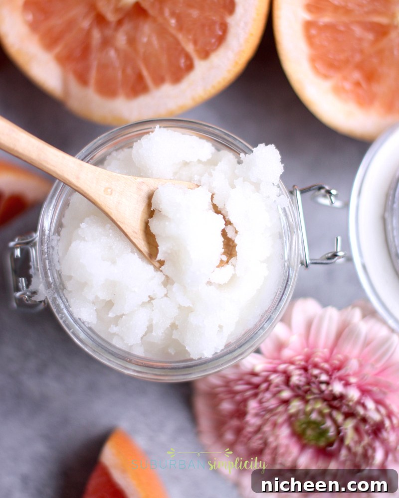 DIY Grapefruit Sugar Scrub Recipe for Radiant Skin
