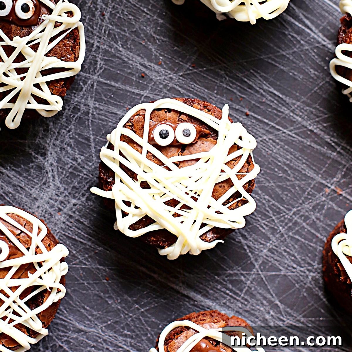 Halloween Mummy Brownies Recipe: Creepy Wrapped Treats