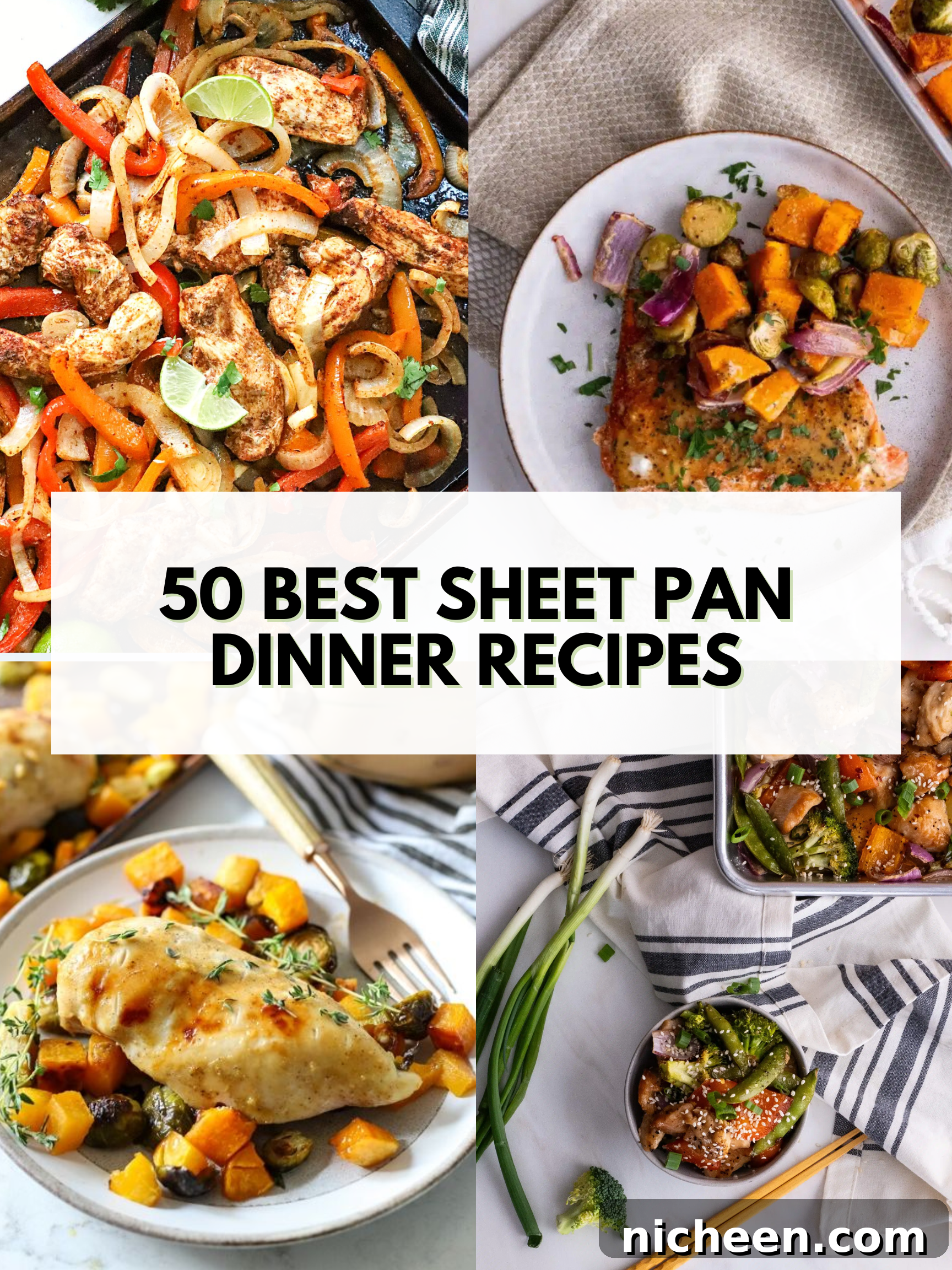50 Sheet Pan Dinners: Quick Recipes for Weeknight Meals
