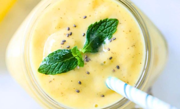 Tropical Mango Pineapple Smoothie Recipe 1 featured 301214