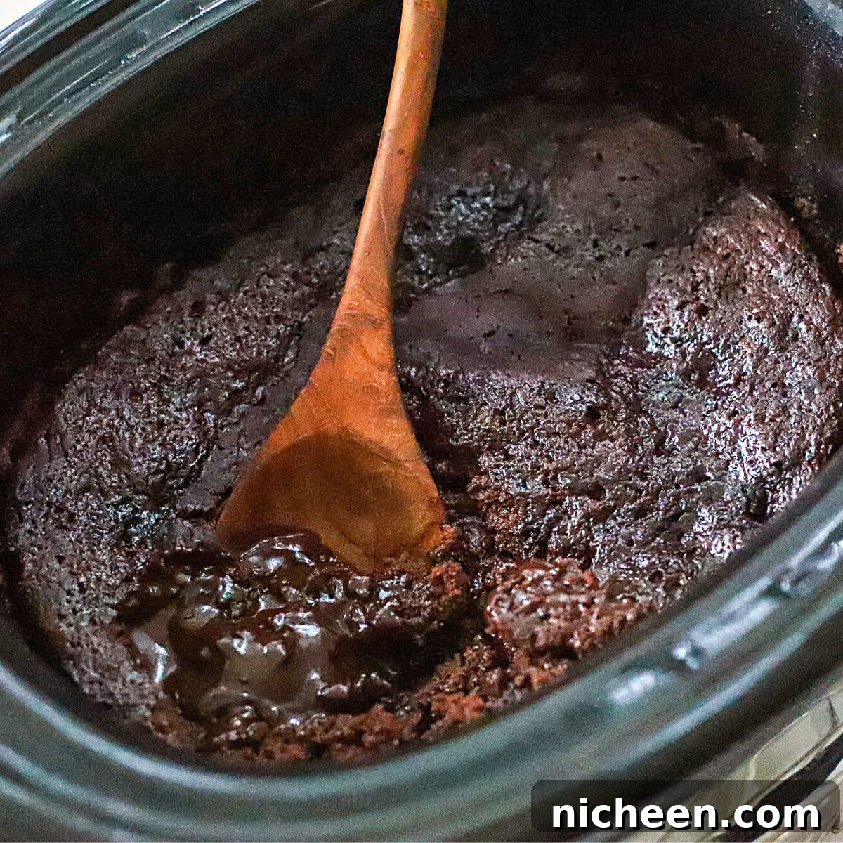 Slow Cooker Molten Chocolate Lava Cake Recipe