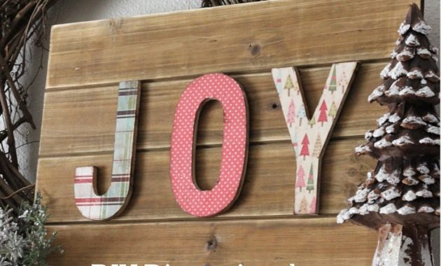 How to Make a 3D Holiday Letter Sign 1 featured 330