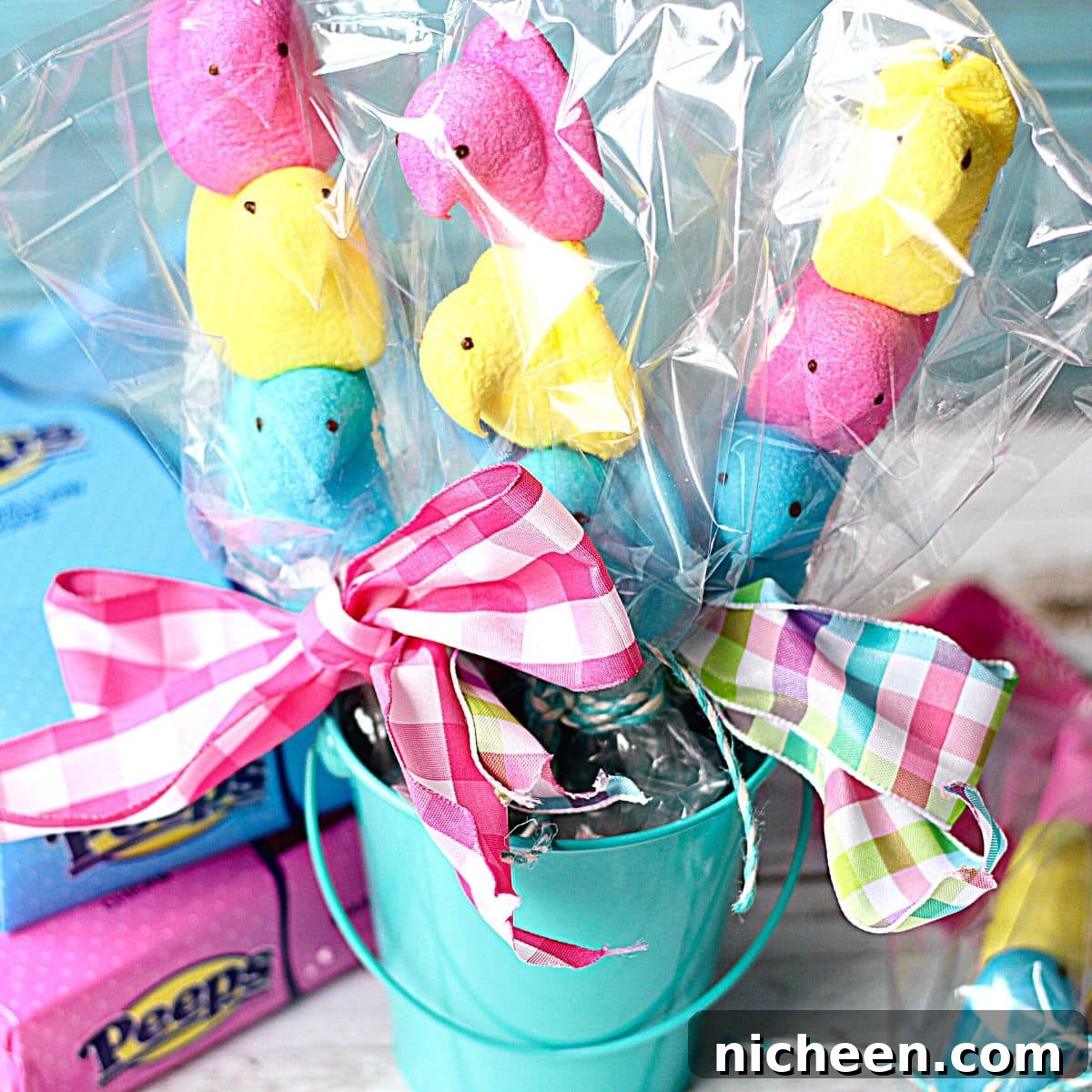 Peeps on a Stick Recipe: Cute Easter Marshmallow Pops