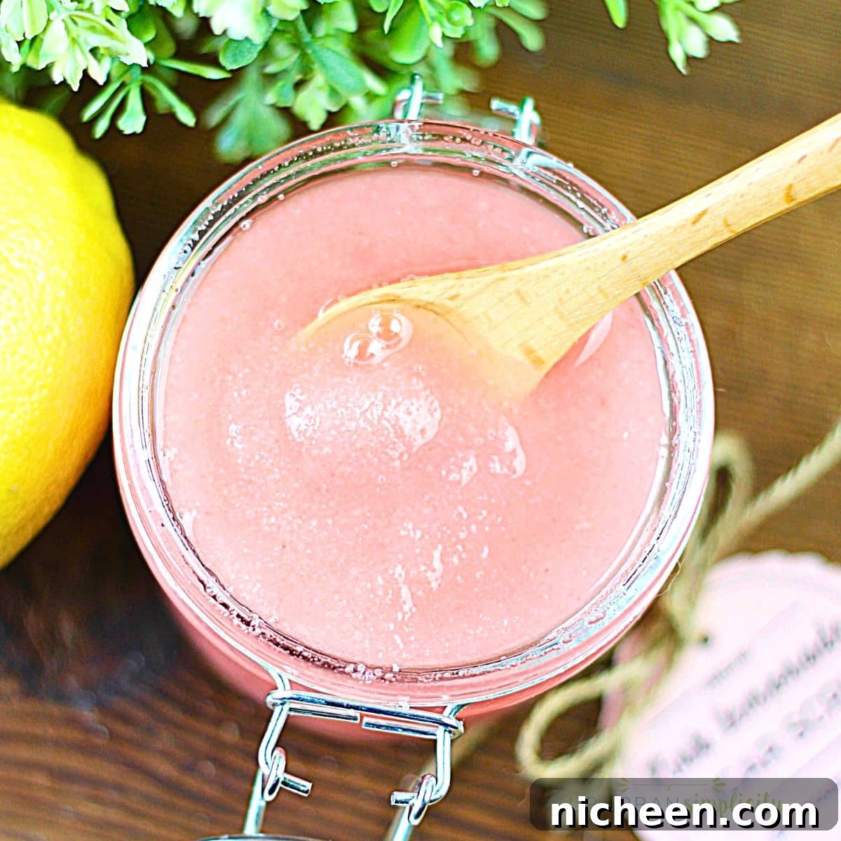 Homemade Pink Lemonade Sugar Scrub Recipe