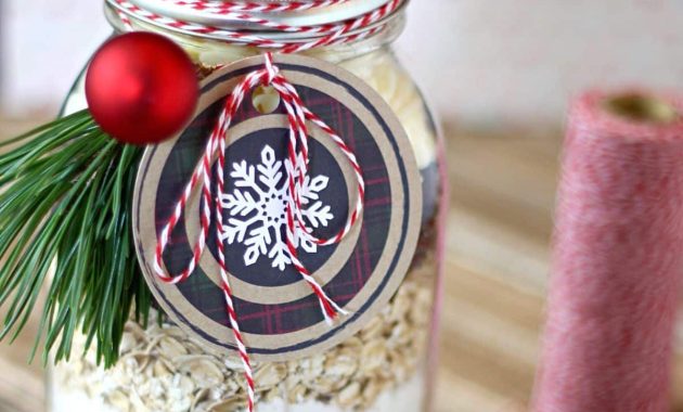 Cranberry White Chocolate Oatmeal Cookie Mix in a Jar 1 featured 449