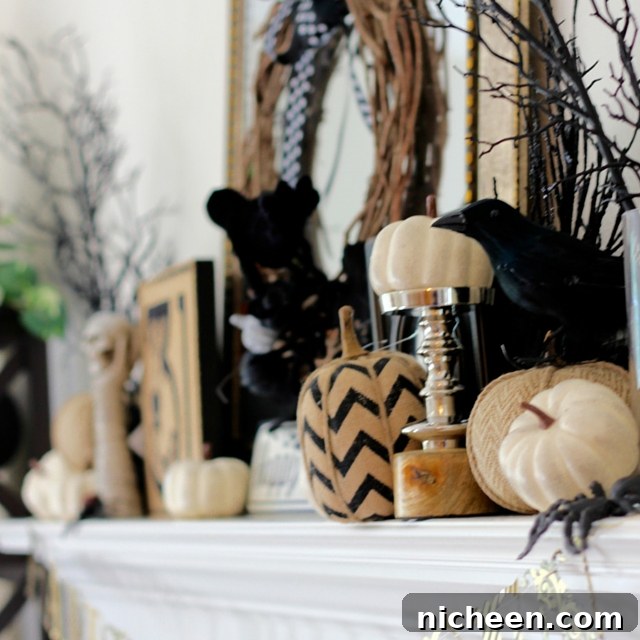 Spooky Halloween Mantel Decor Ideas to Transform Your Fireplace