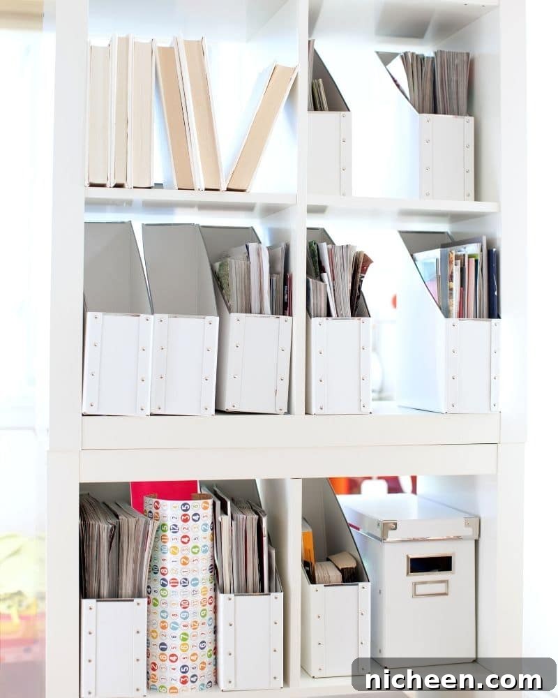 Time-Saving Organization Ideas for Busy Moms 3 Organized shelves