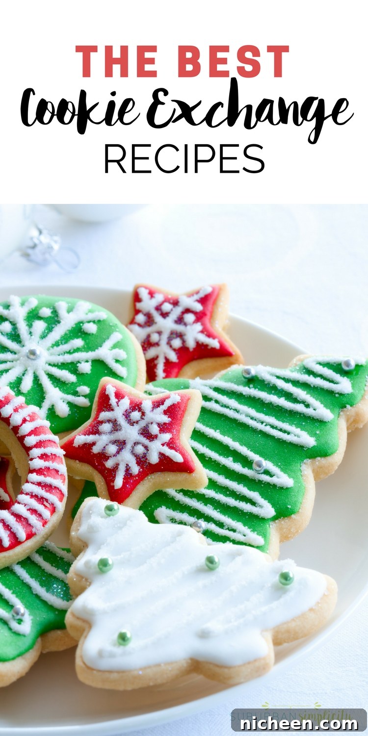 Wow your friends with these delicious cookie exchange recipes! From chocolate to oatmeal and everything in between, these Christmas cookie recipes are the best! #cookierecipes #cookieswap