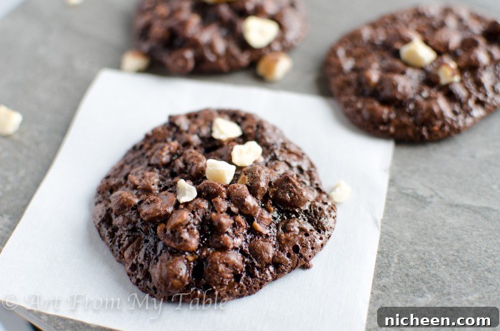 Chocolate Hazelnut Drop Cookies (gluten and dairy-free)