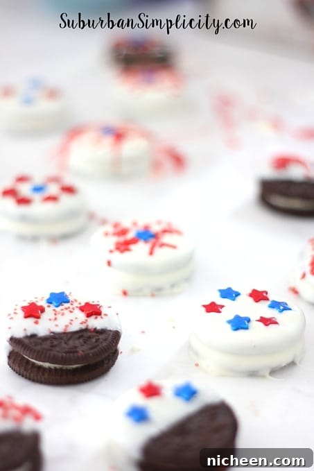 Chocolate dipped oreos