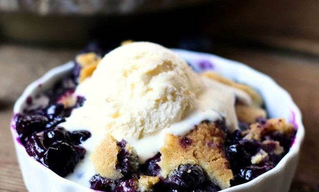 Blueberry Cobbler with Cookie Dough Crust Recipe 1 img 1820 1