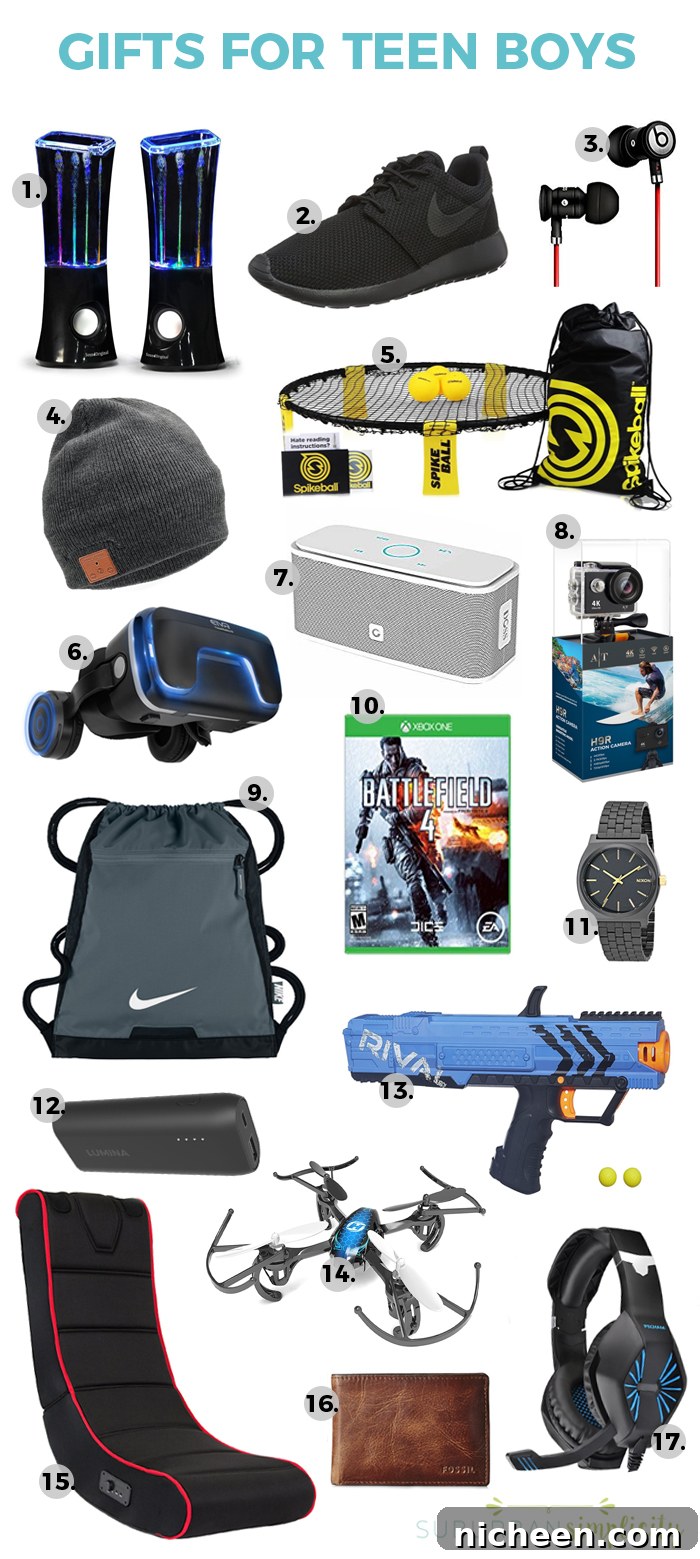 Looking for cool gift ideas for teen boys? This gift guide has you covered.