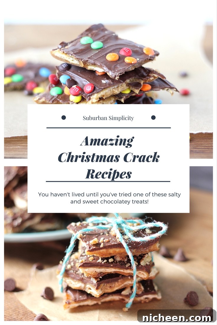 Christmas Crack Recipes You'll Crave 2 Try these amazing Christmas Crack Recipes that will have you coming back for more. The salty, sweet combo of this holiday candy idea is addictively good and easy to make! #saltinetoffee #christmasdessert