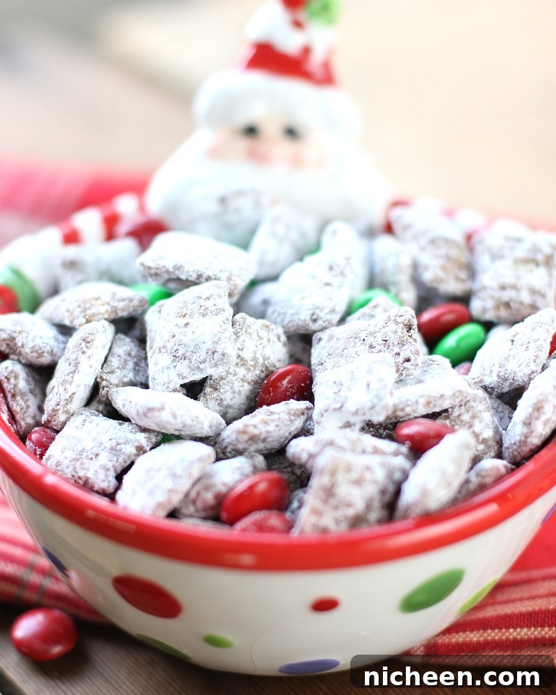 Holiday Reindeer Chow Recipe: Chocolate Peanut Butter Mix