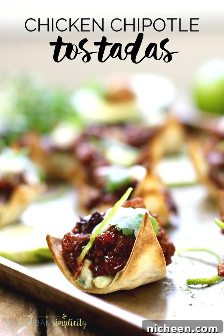 Crispy Jalapeno Popper Toppers Recipe 9 Chicken chipotle tostadas ready to eat!