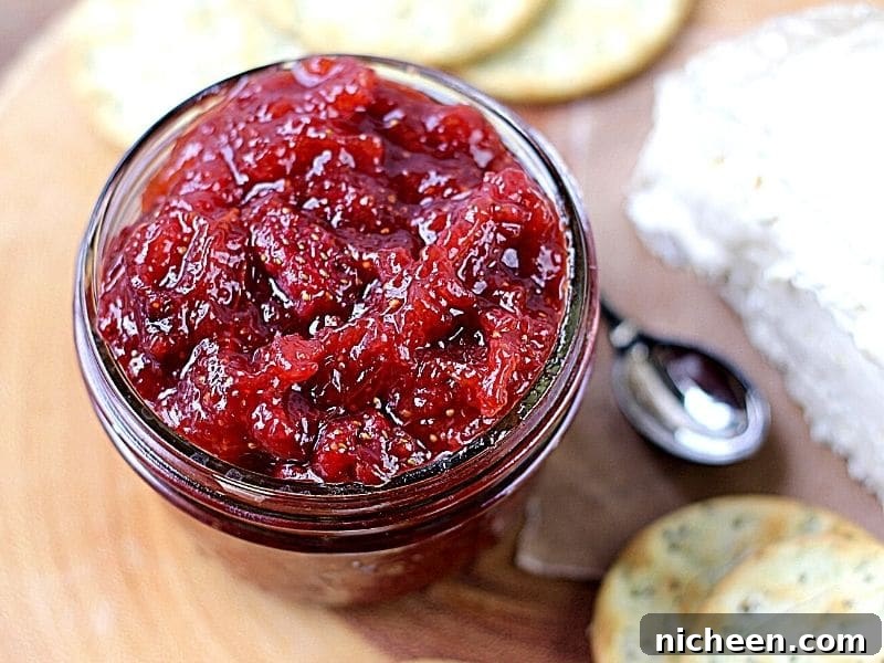 Paleo Strawberry Fig Jam Recipe 2 strawberry fig jam in a jar