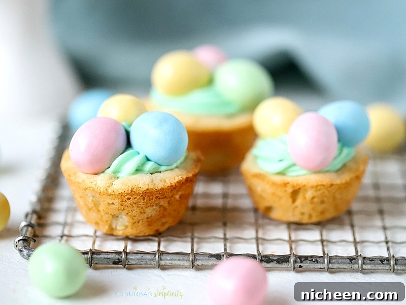 Three Easter Cookie Cups