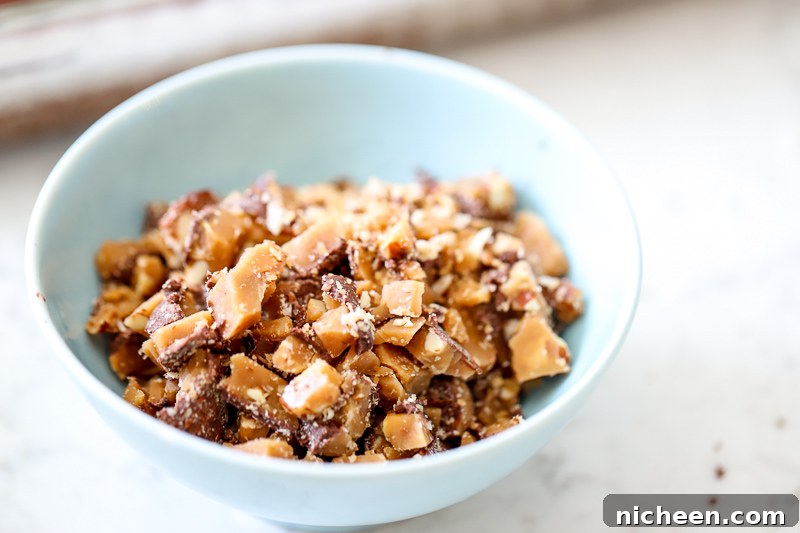 toffee bits for trifle
