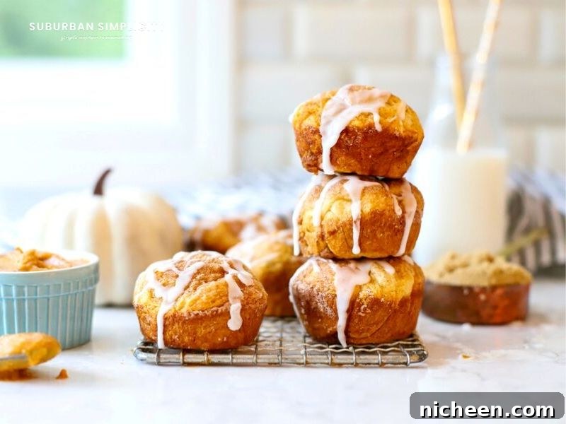 Pumpkin Pie Bombs stacked on top of each other