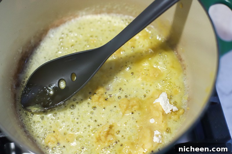 butter and flour to make the base of cheese sauce