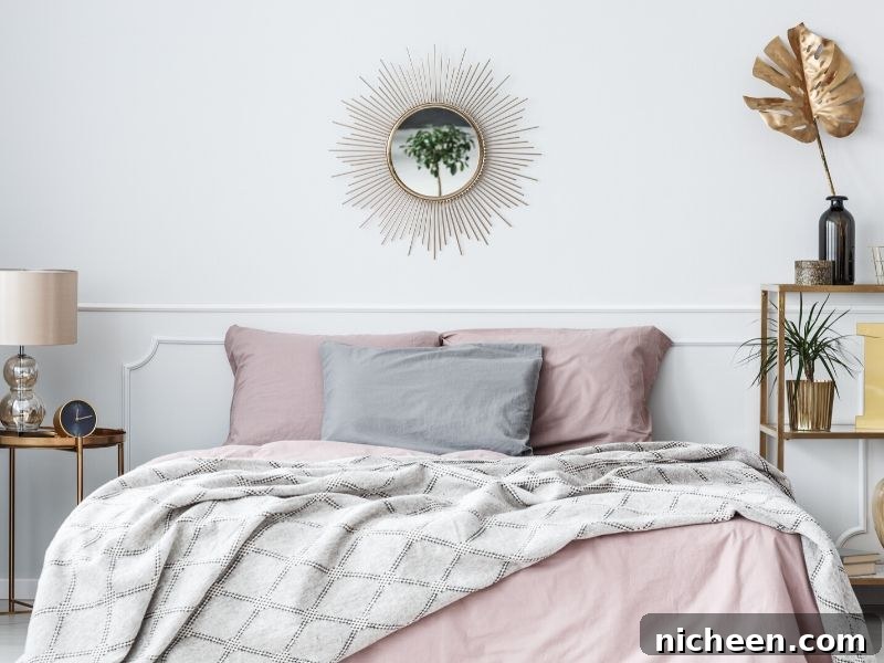 10 Quick Home Prep Tips for Last Minute Guests 4 Made bed for guests.