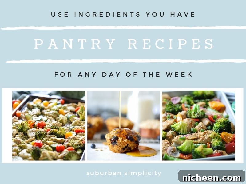 Try these delicious Recipes Using Pantry Staples whenever you need an easy and healthy meal with ingredients you already have on hand. 