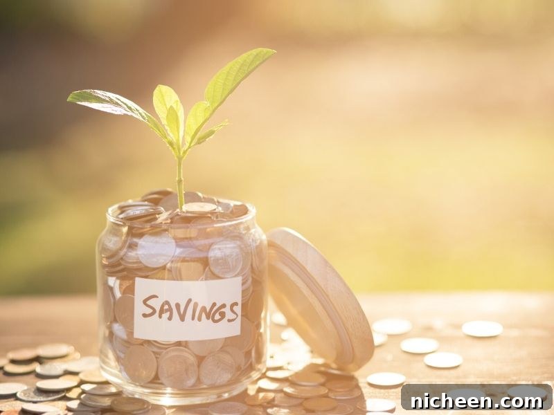 30 Practical Ways to Save Money Every Month 8 jar with change