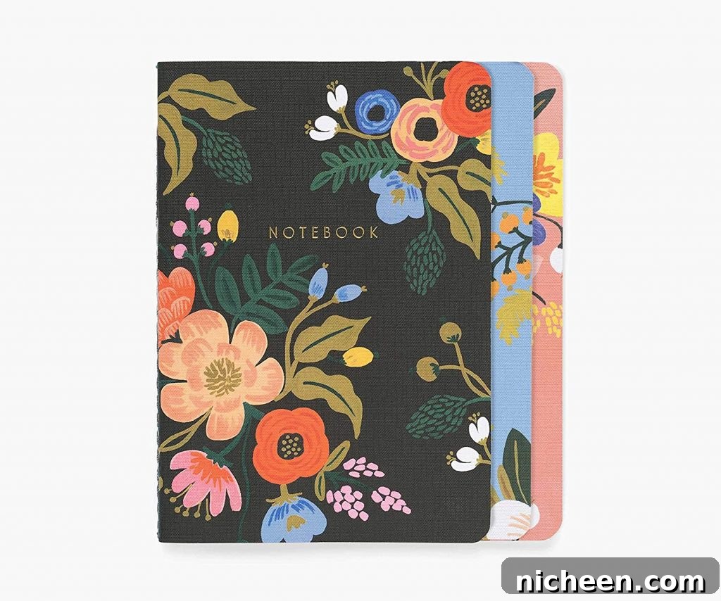 15 Gift Ideas Teen Girls Will Love 5 Floral notebook