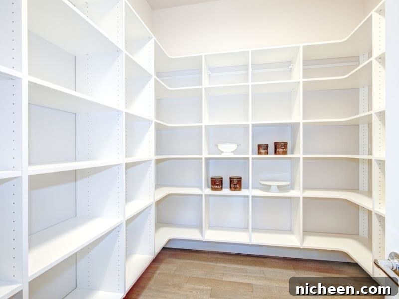 Organize Your Pantry: Smart Storage and Layout Ideas 3 empty pantry