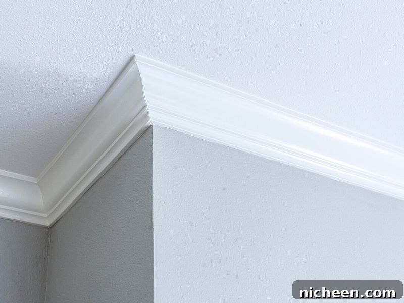 wood molding to be cleaned