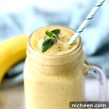 smoothie in a cup with a straw