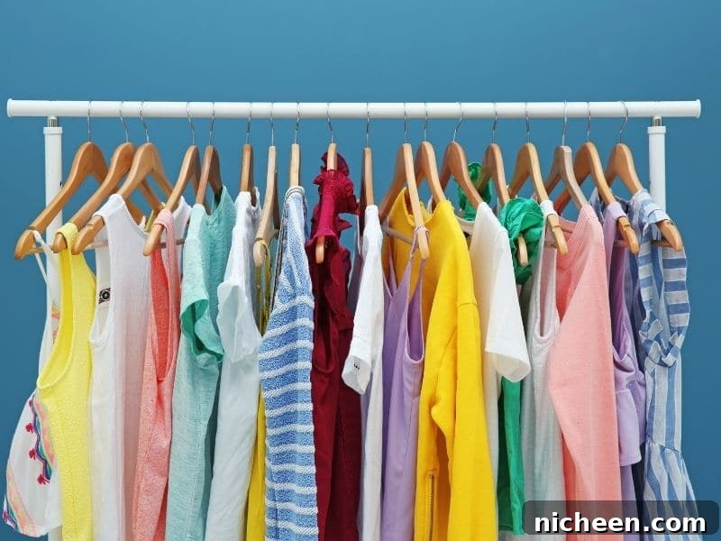 Laundry 101: How to Wash Clothes Correctly 5 clothes on a rack