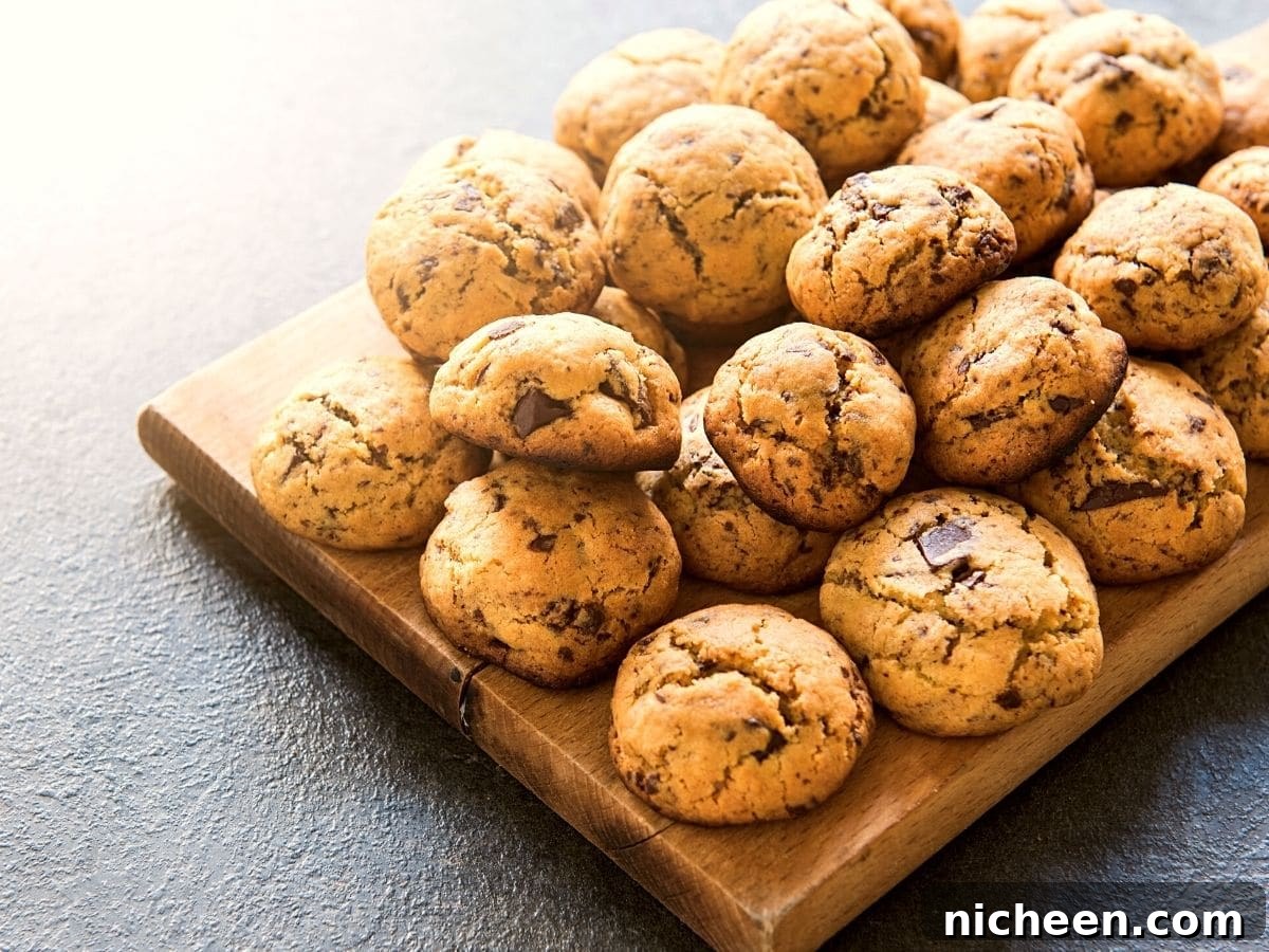 cookies baked with brown sugar
