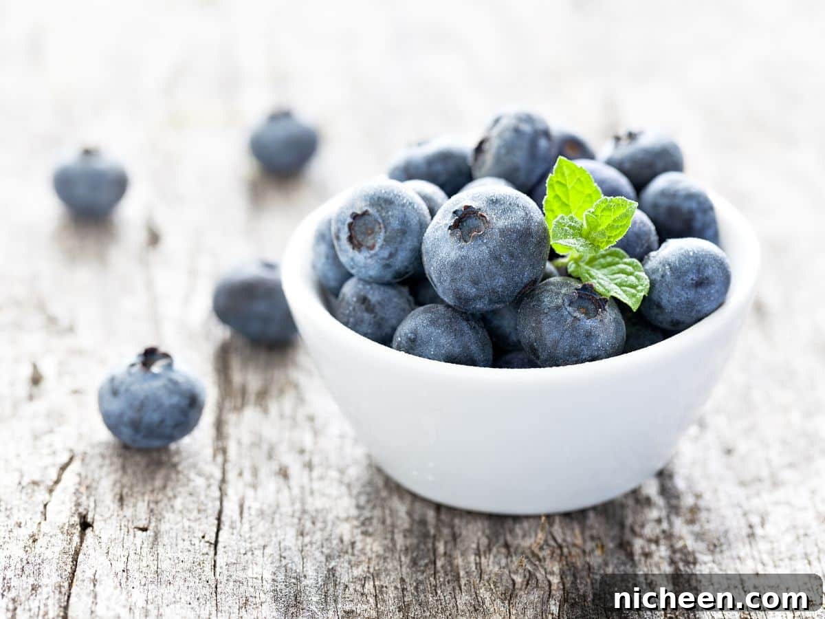 Blueberries in a bowl
