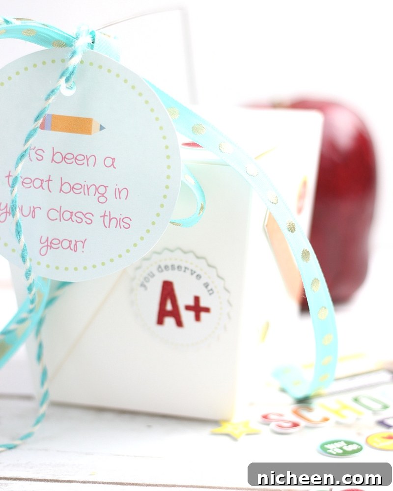 Saltine Toffee Recipe for Teacher Gifts 9 Appreciate teachers with this Saltine Toffee Teacher Appreciation Gift Idea! It's easy to make, but leaves a delicious impression. FREE printable gift tags!