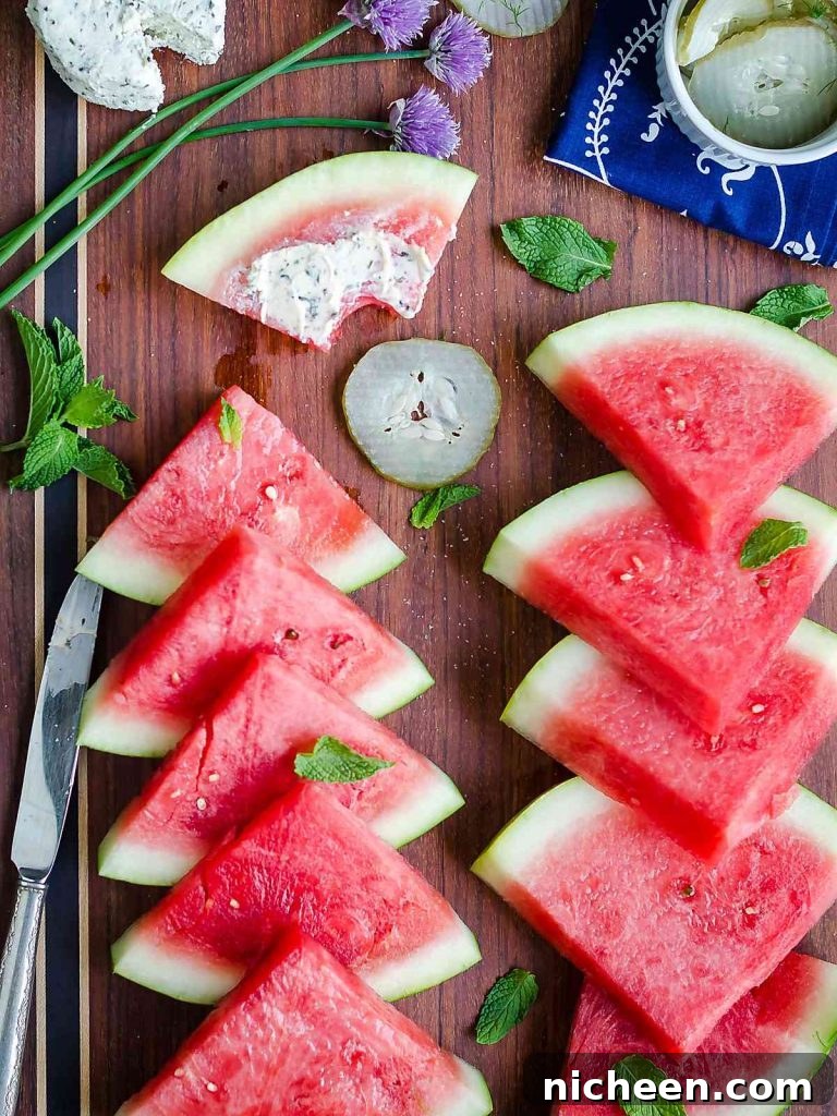Easy Summer Appetizers - Watermelon Board