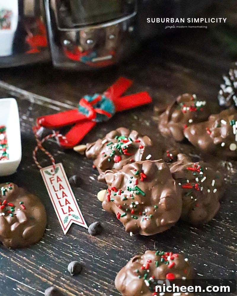 peanut clusters candy on a counter
