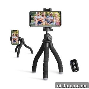 Phone tripod for teenager