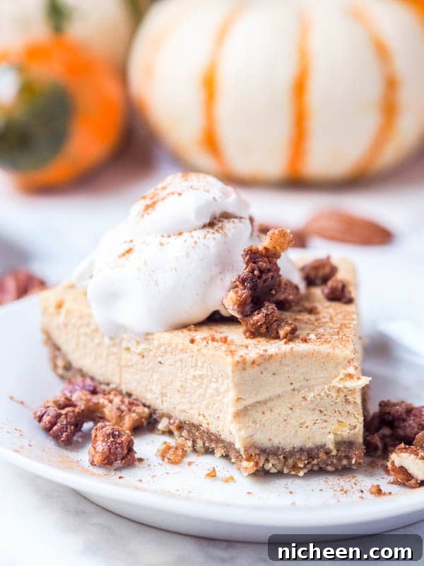 15 Pumpkin Spice Desserts to Try This Fall 9 Vegan Pumpkin Cheesecake with Candied Pecans (GF)