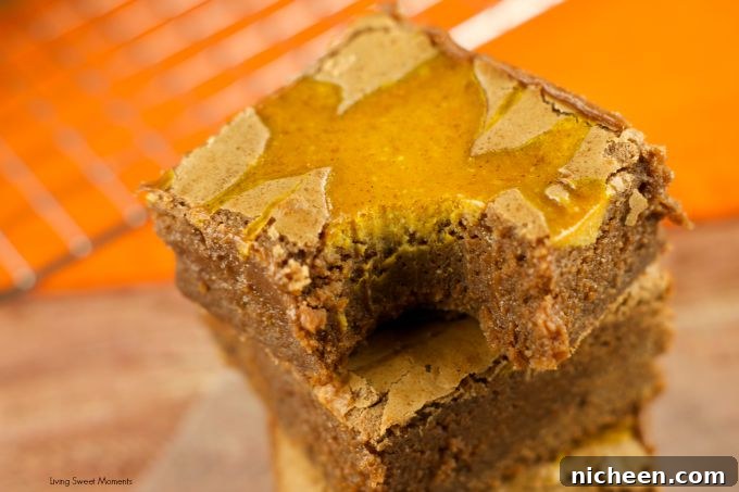 15 Pumpkin Spice Desserts to Try This Fall 6 Pumpkin cheesecake brownies