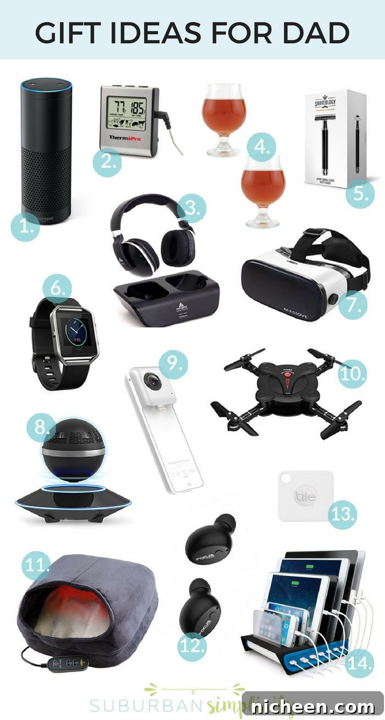 Unique Gifts for Dad He'll Love 2 These Gift Ideas for Dad are exactly what you're looking for. Whether you're near or far, make your dad feel special with these presents under the tree! #giftsfordad #giftguide