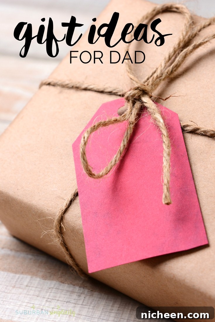 Unique Gifts for Dad He'll Love 3 These Gift Ideas for Dad are exactly what you're looking for. Whether you're near or far, make your dad feel special with these presents under the tree! #giftsfordad #giftguide