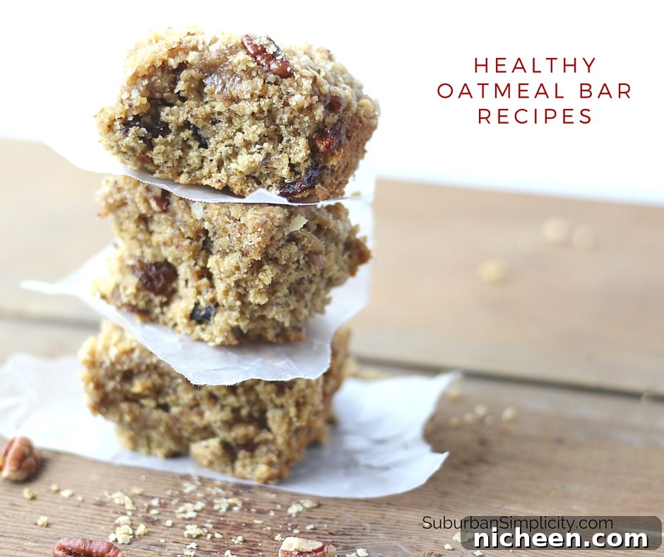 Healthy Oatmeal Bar Recipes