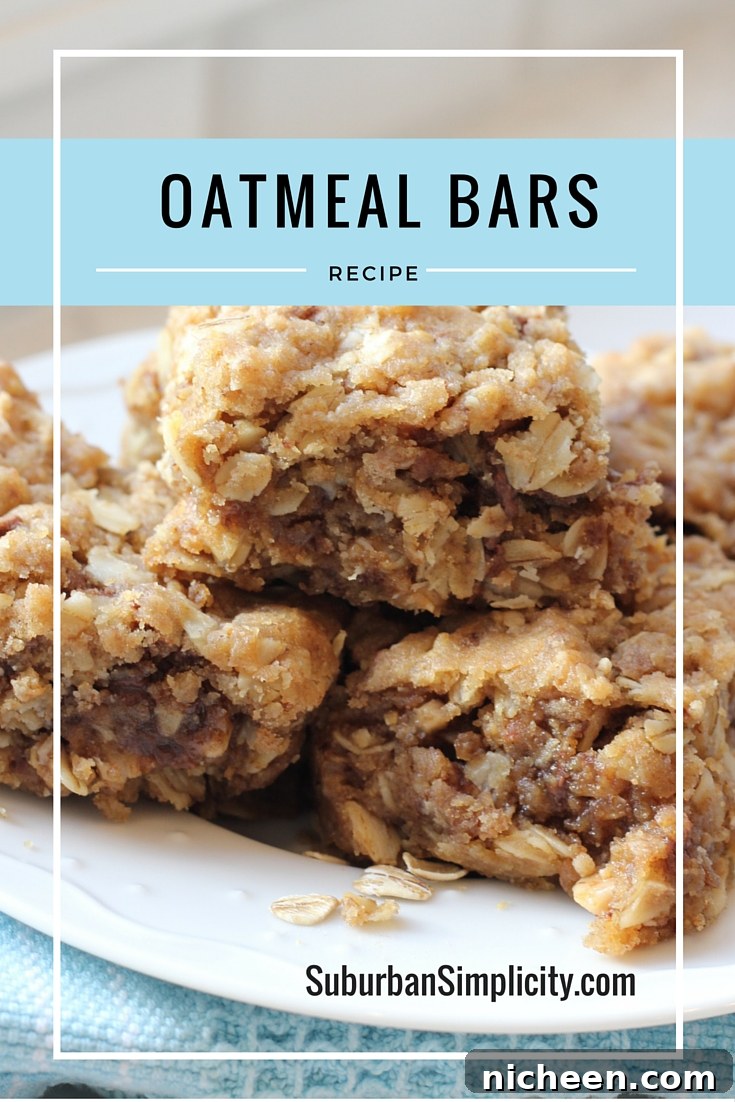 easy oatmeal bars